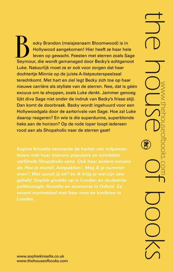 Achterkant van Shopaholic naar de sterren