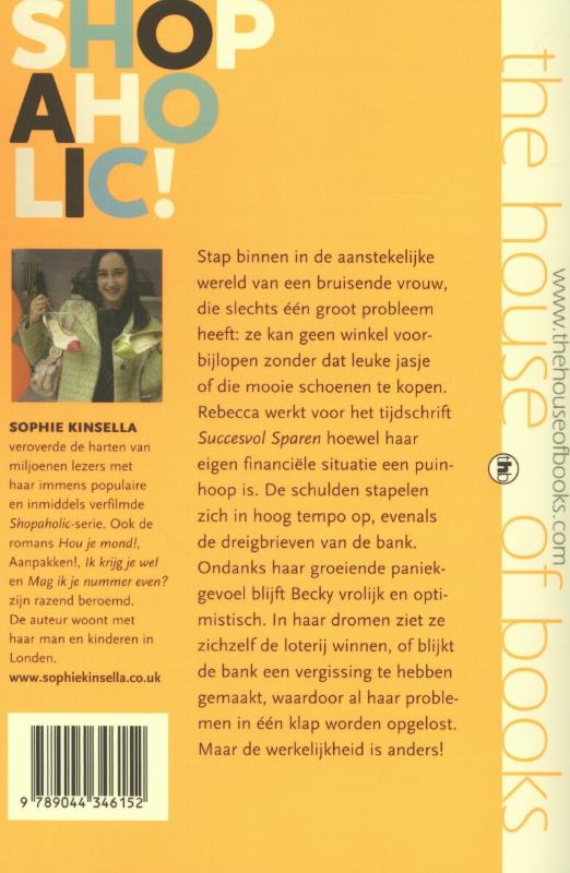 Achterkant van Shopaholic