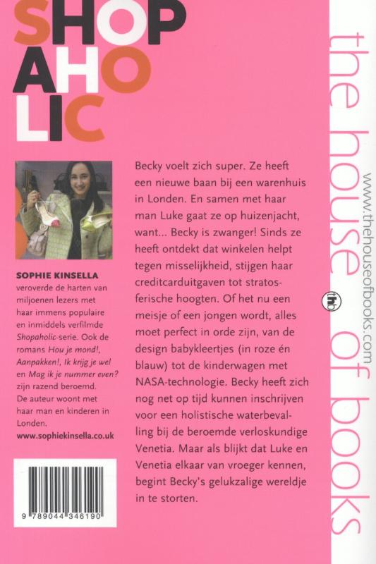Achterkant van Shopaholic & Baby