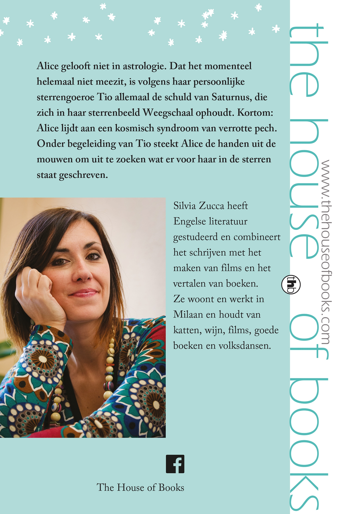 Achterkant van Sterrengids voor gebroken harten