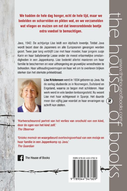 Achterkant van De kleine gevangene