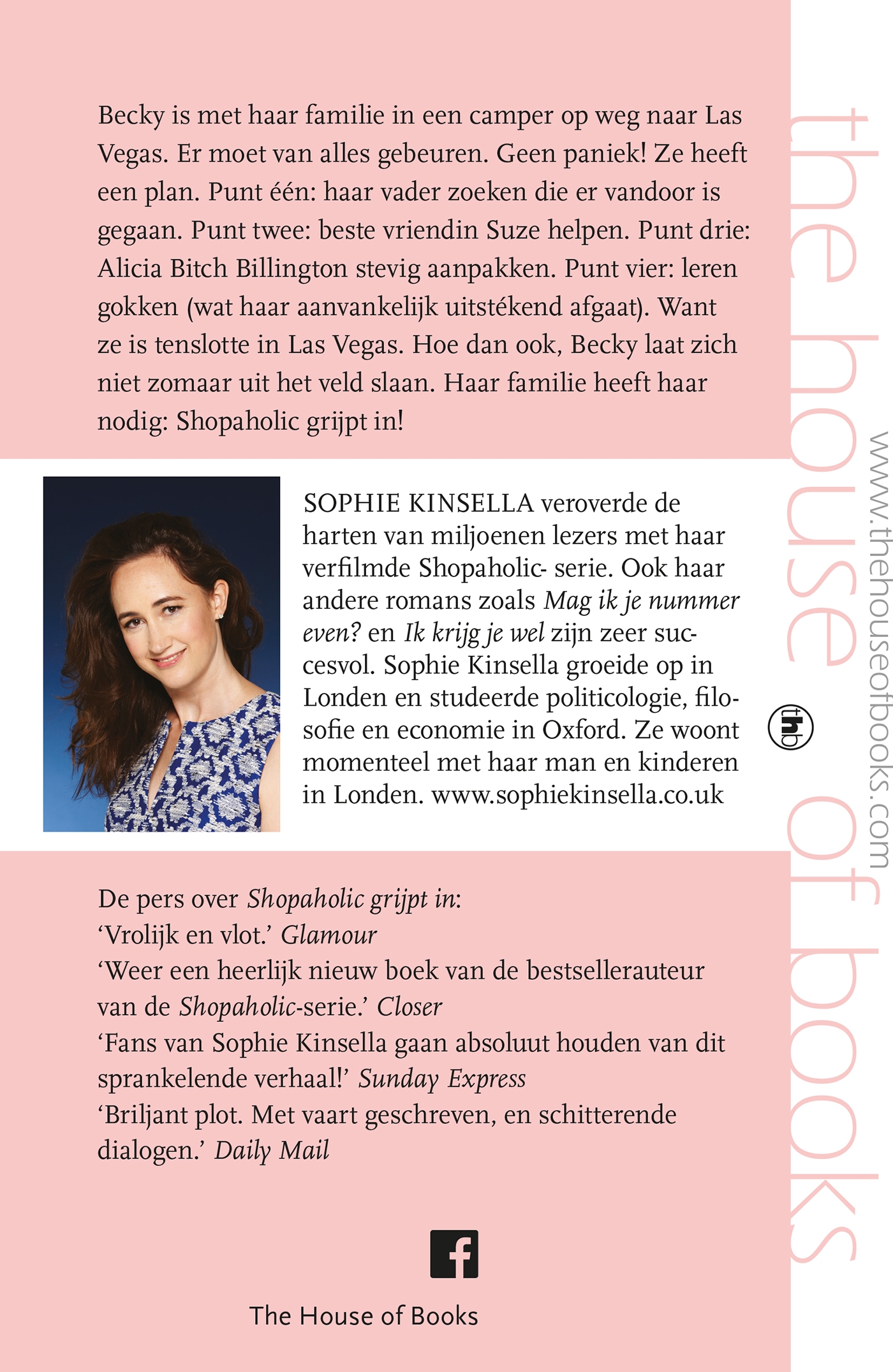 Achterkant van Shopaholic grijpt in