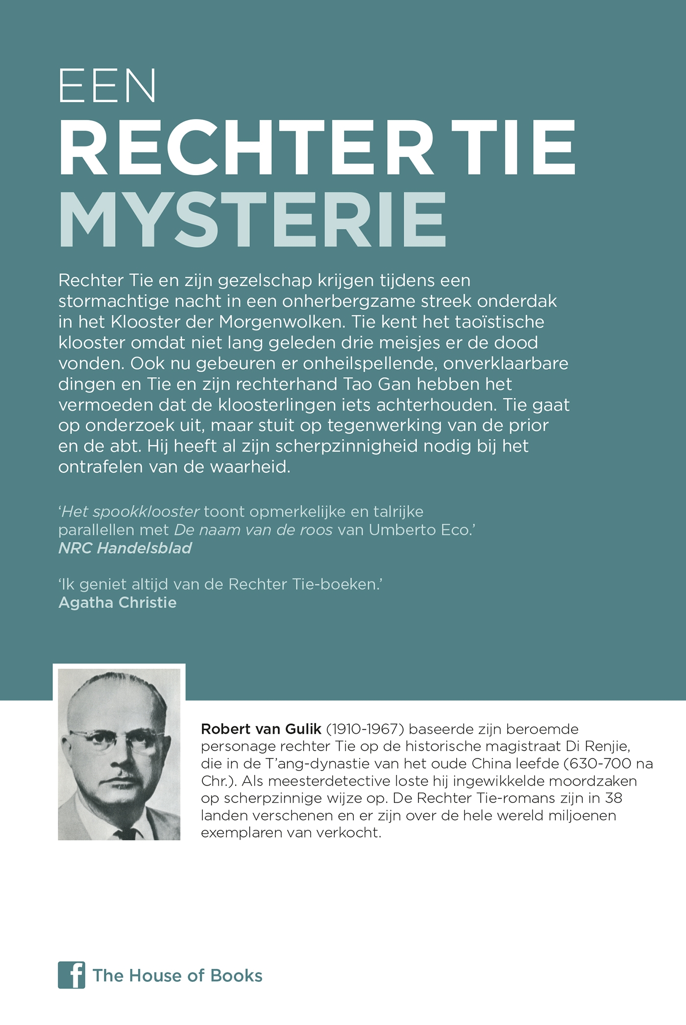 Achterkant van Het spookklooster