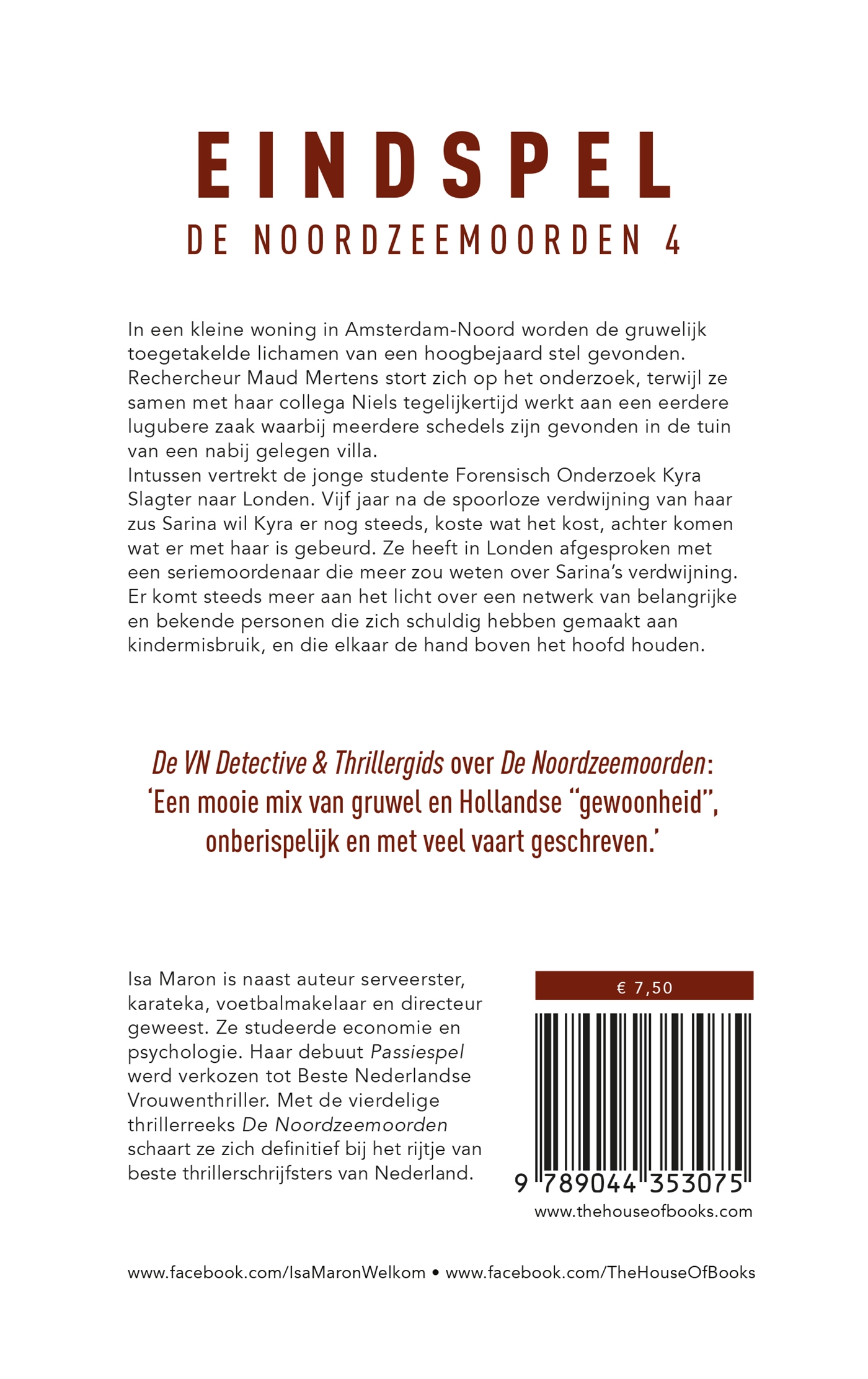 Achterkant van Eindspel