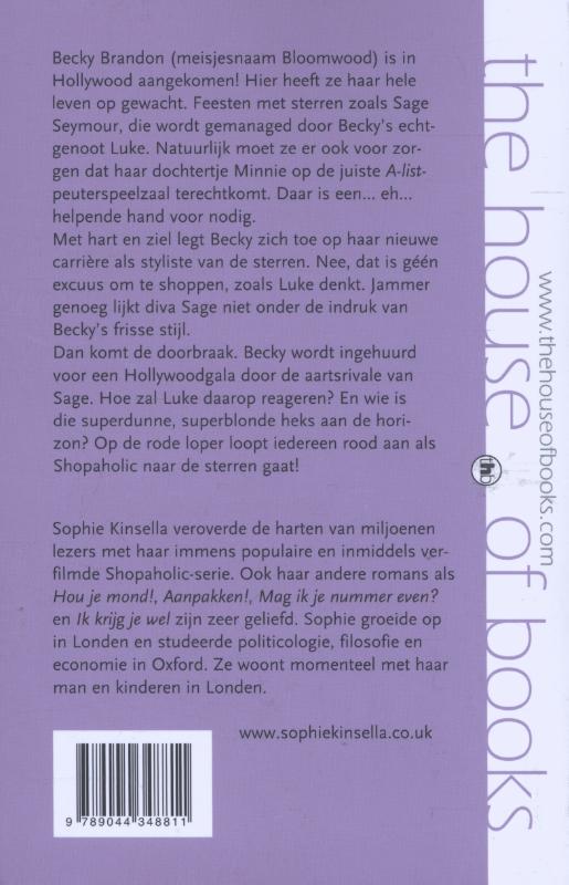 Achterkant van Shopaholic naar de sterren