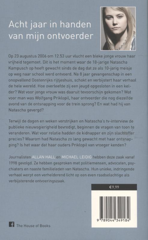 Achterkant van Natascha Kampusch - Het meisje in de kelder