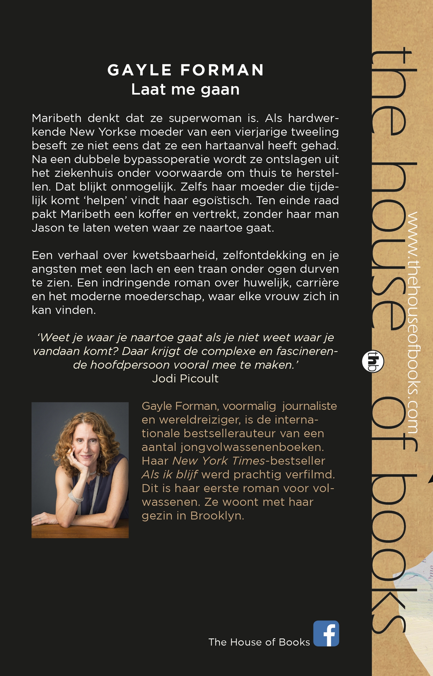 Achterkant van Laat me gaan