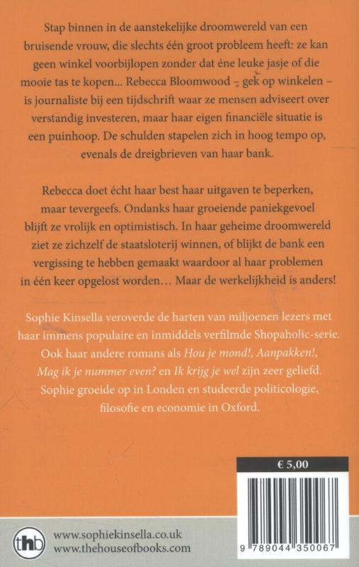 Achterkant van Shopaholic