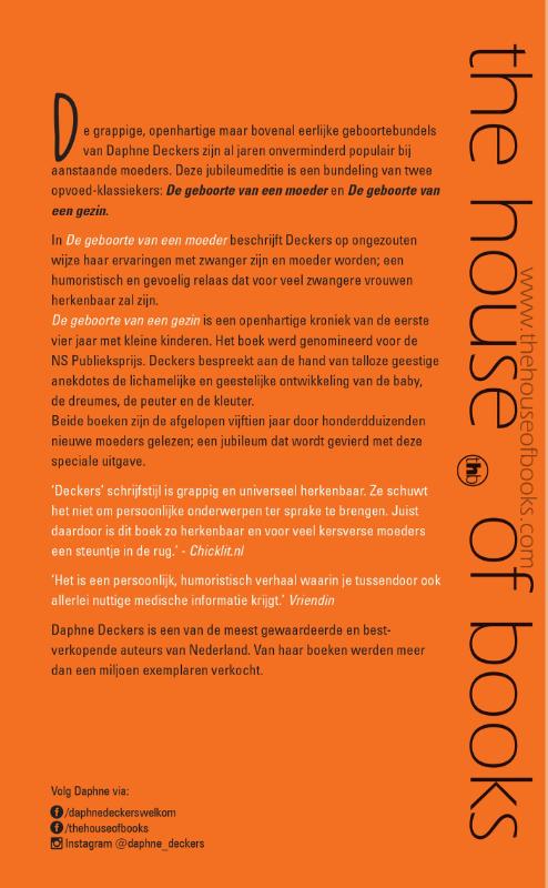 Achterkant van De geboorte van een moeder & de geboorte van een gezin