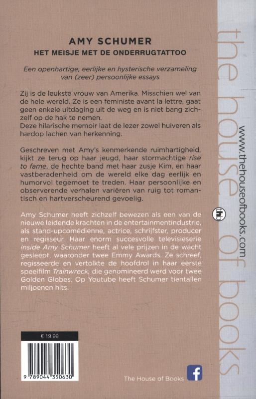 Achterkant van Het meisje met de onderrugtattoo