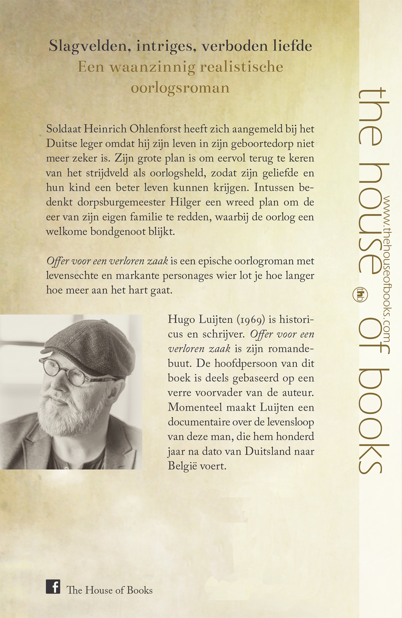 Achterkant van Offer voor een verloren zaak