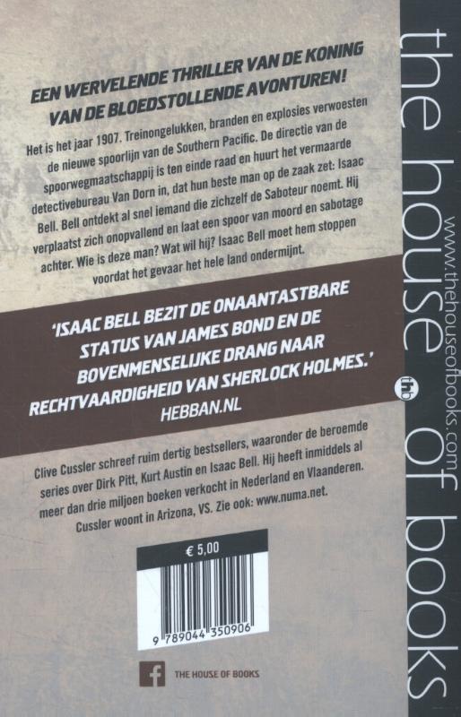 Achterkant van De saboteur