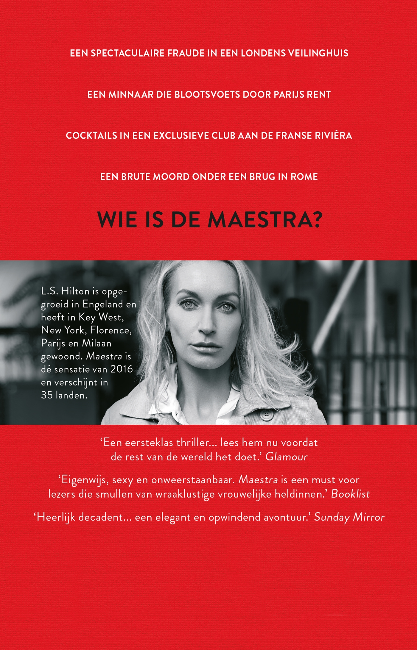 Achterkant van Maestra