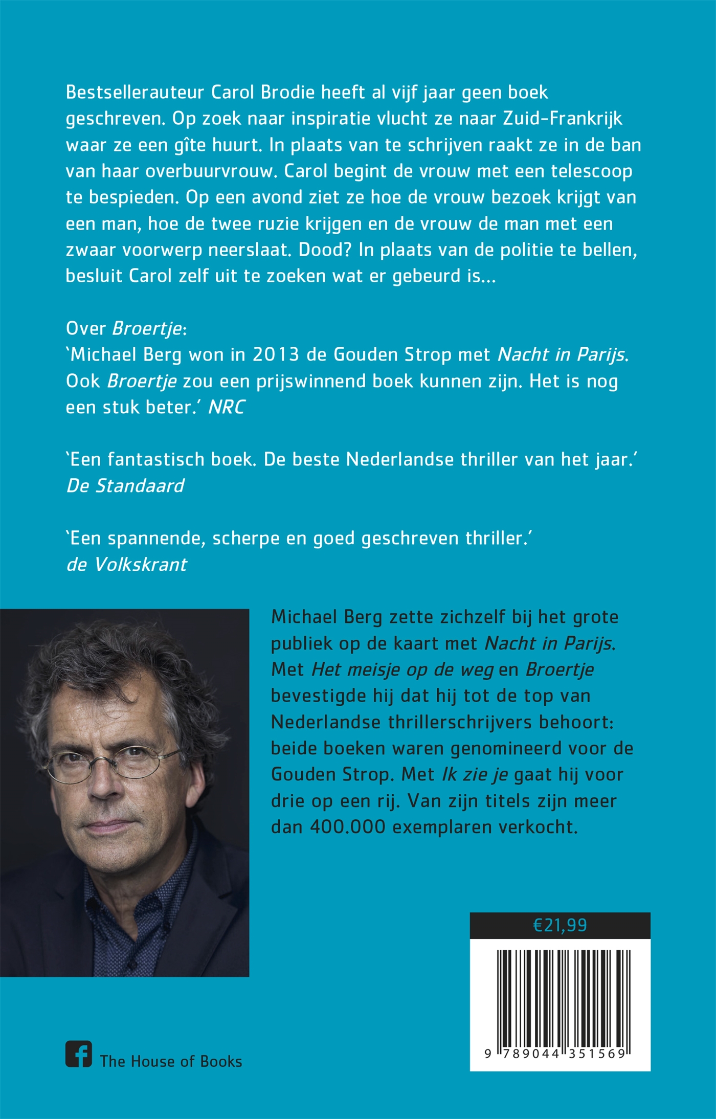 Achterkant van Ik zie je