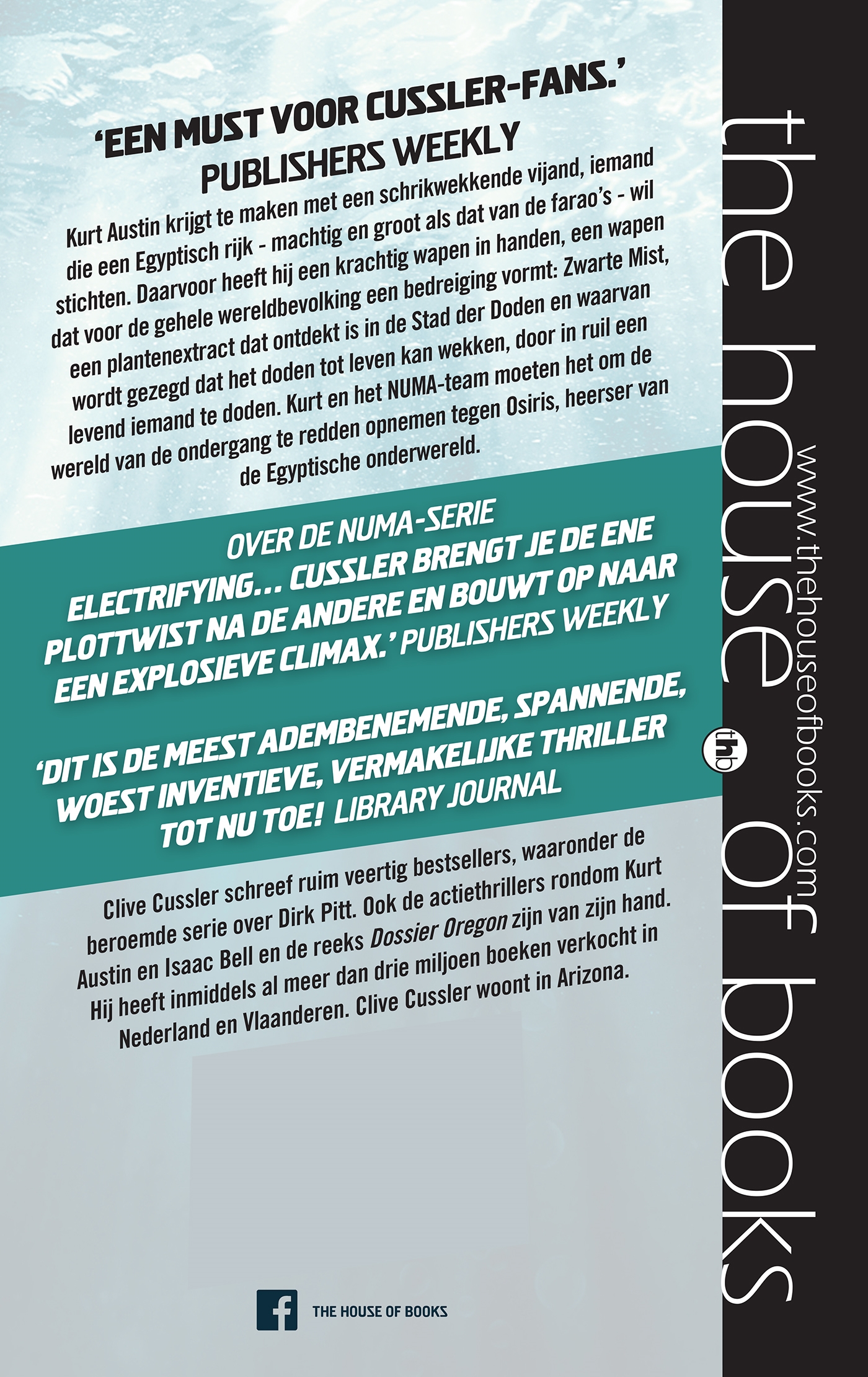 Achterkant van Het geheim van de farao