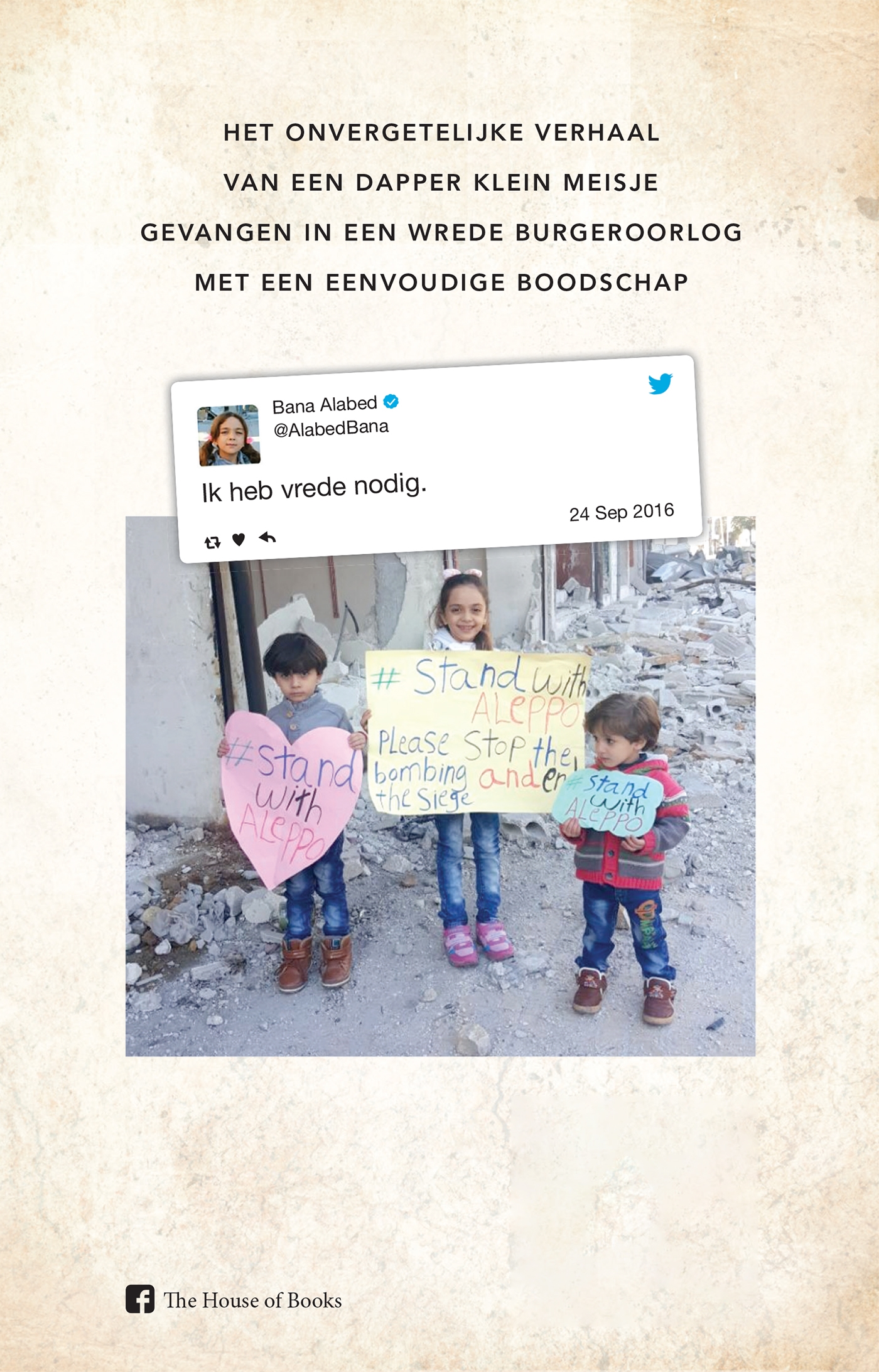 Achterkant van Hallo wereld