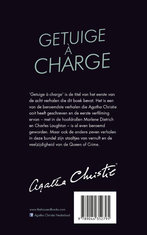 Achterkant van Getuige à charge