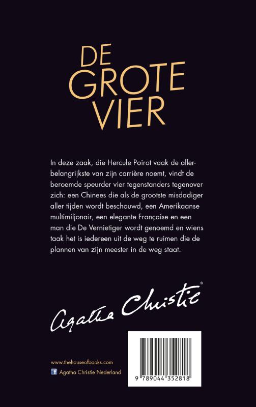Achterkant van De grote vier