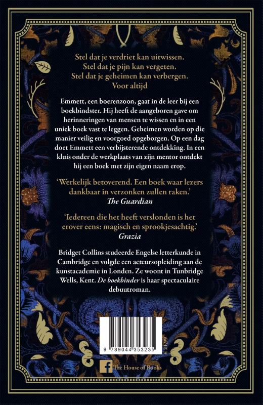 Achterkant van De boekbinder