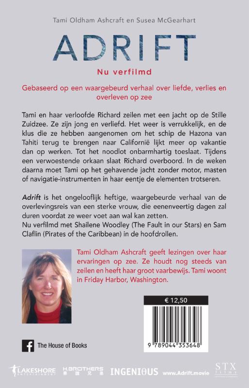 Achterkant van Adrift