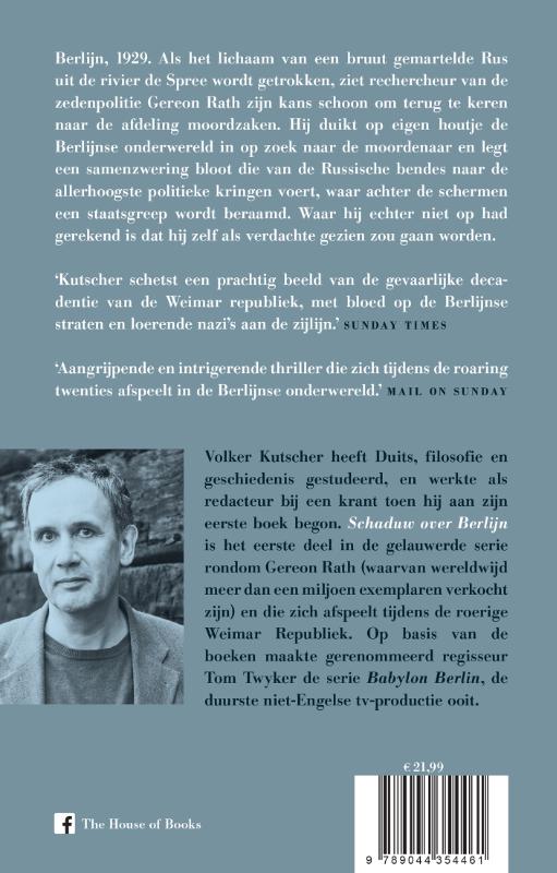 Achterkant van Schaduw over Berlijn