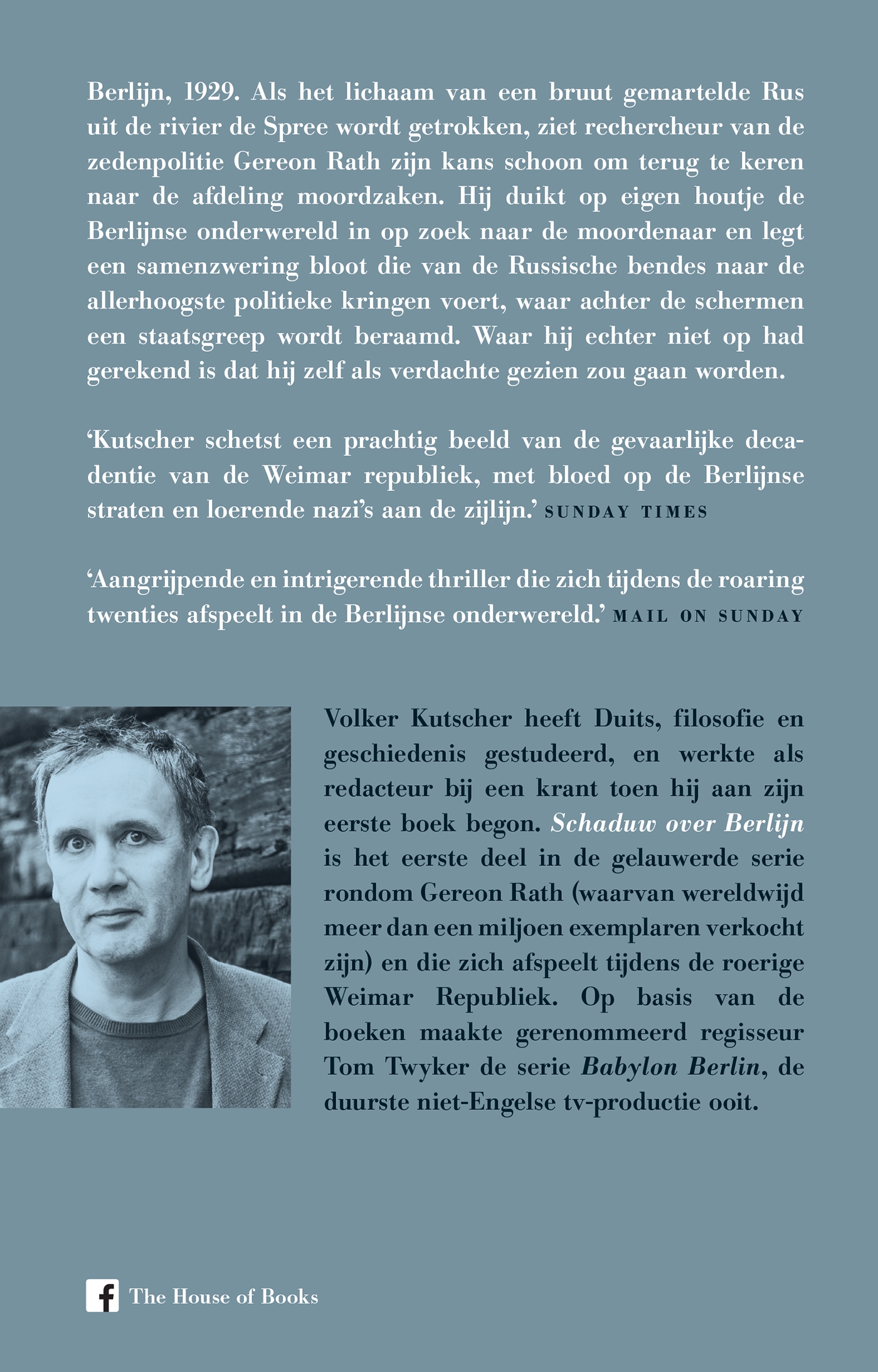 Achterkant van Schaduw over Berlijn