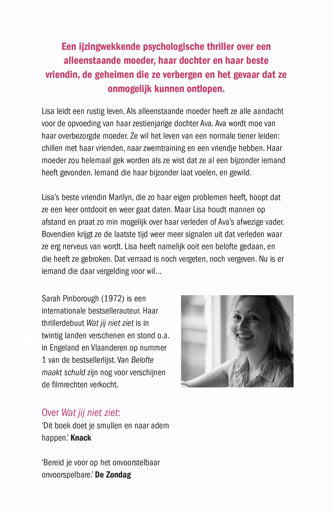 Achterkant van Belofte maakt schuld