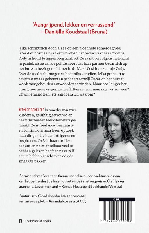 Achterkant van Cody