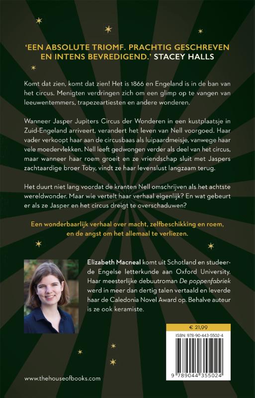 Achterkant van Circus der wonderen