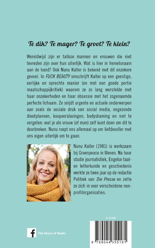 Achterkant van Fuck beauty