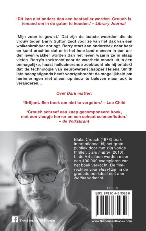Achterkant van Reset