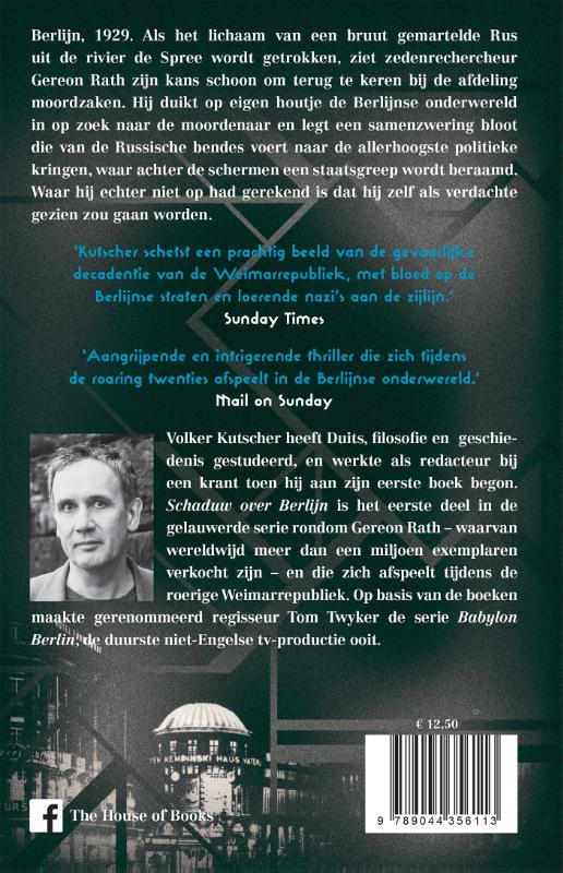 Achterkant van Schaduw over Berlijn