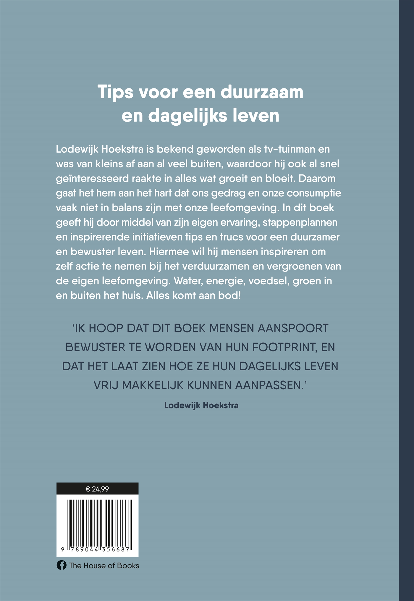 Achterkant van Groen geluk