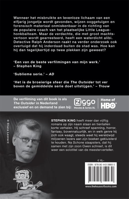 Achterkant van De buitenstaander