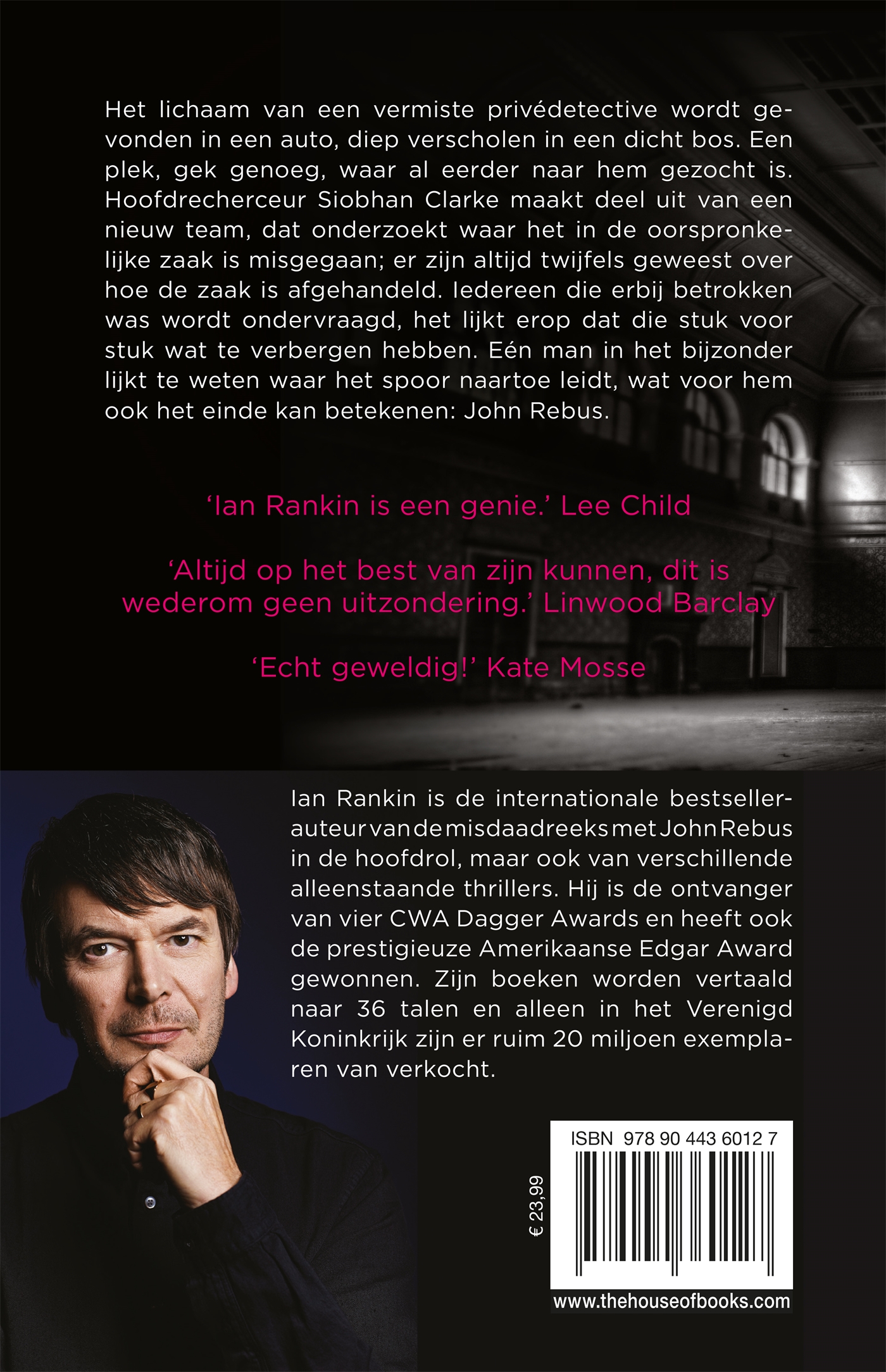 Achterkant van Een web van leugens