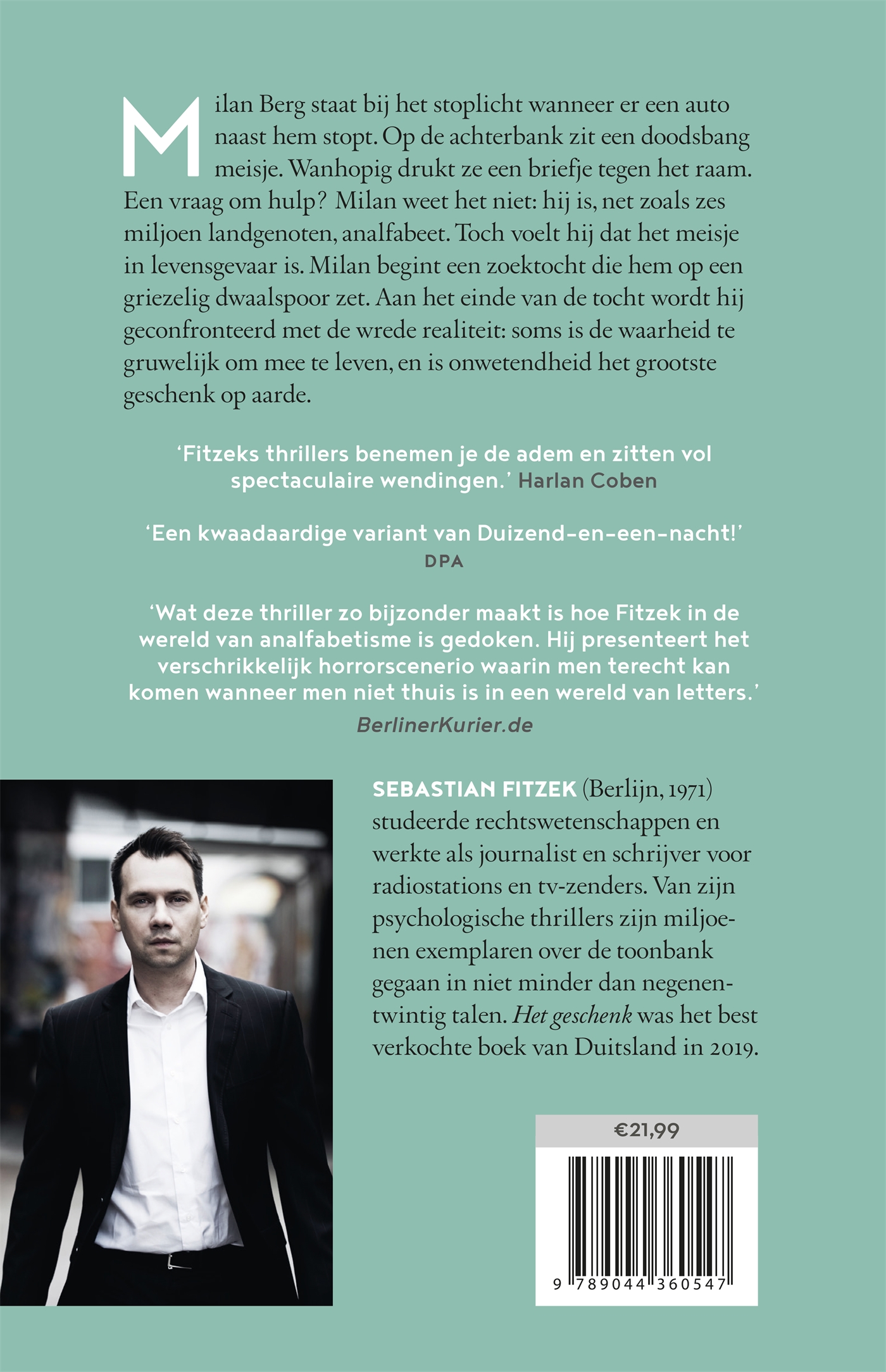 Achterkant van Het geschenk