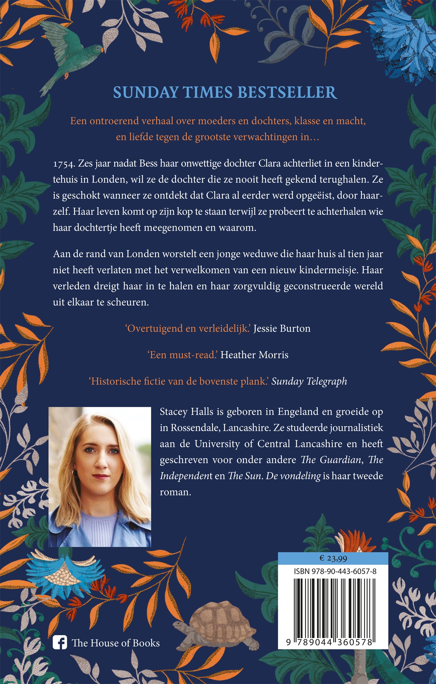 Achterkant van De vondeling