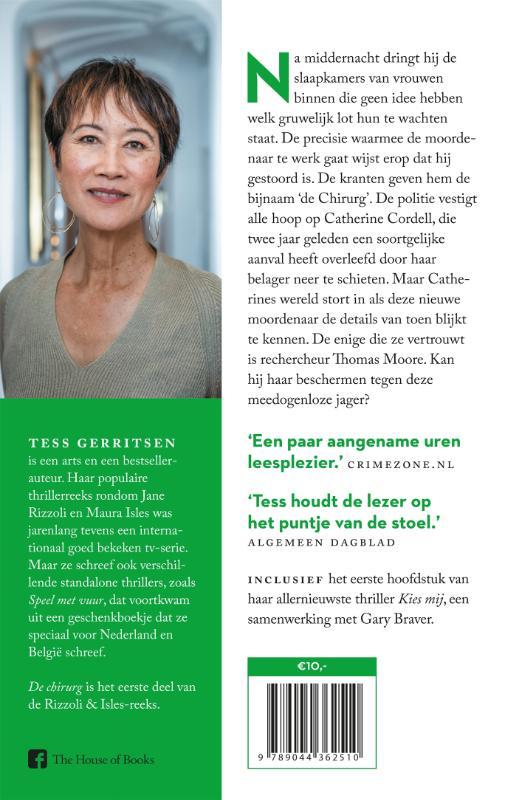 Achterkant van De chirurg