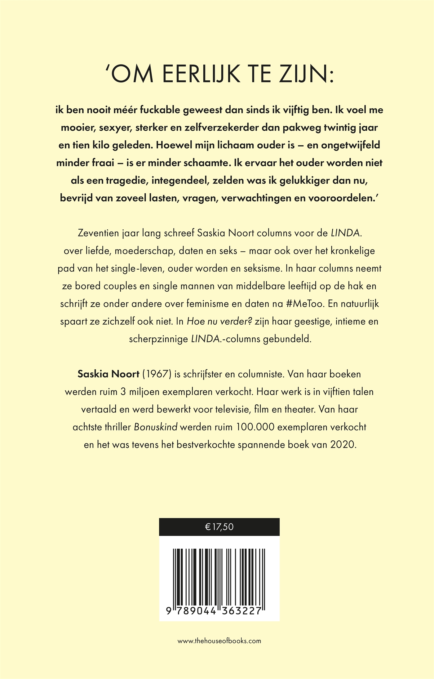 Achterkant van Hoe nu verder?