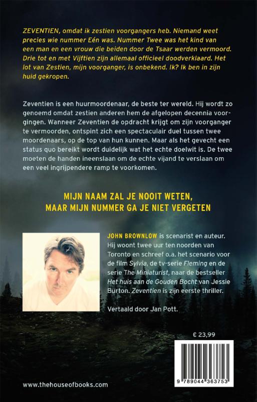 Achterkant van Zeventien
