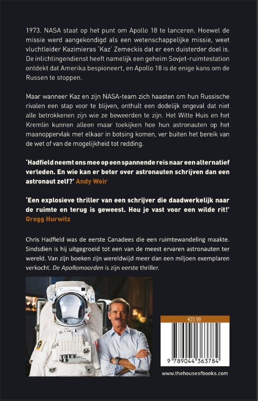 Achterkant van De Apollomoorden