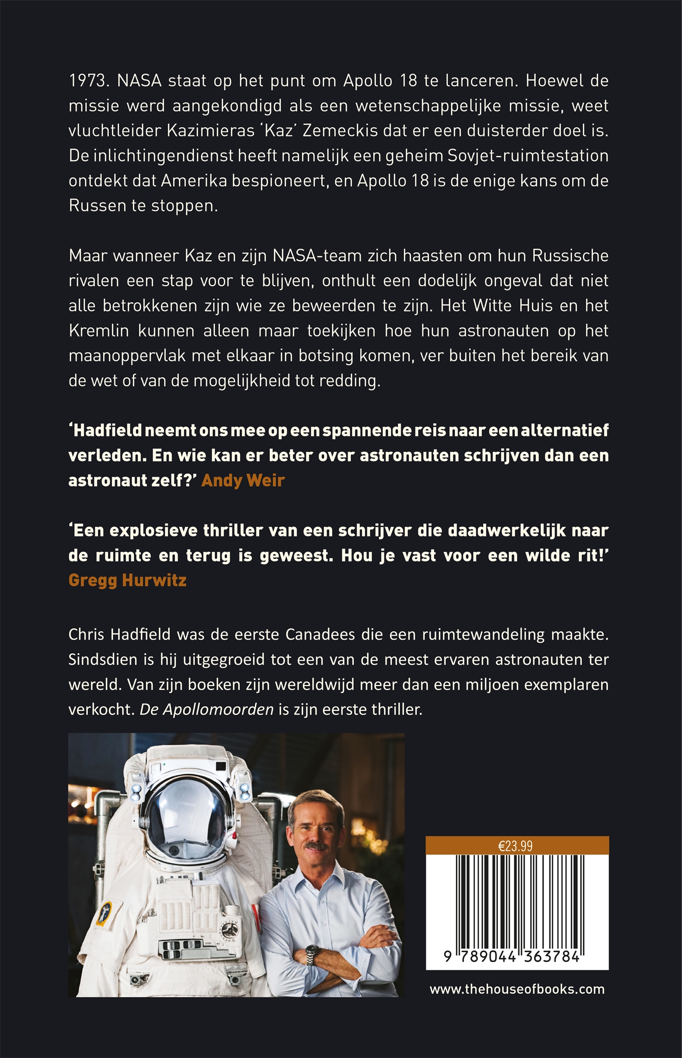 Achterkant van De Apollomoorden