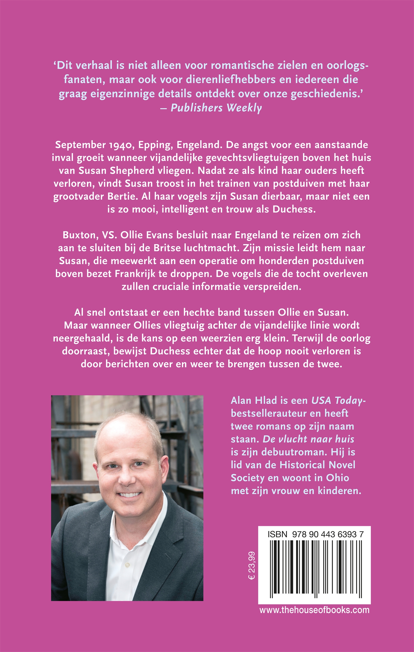 Achterkant van De vlucht naar huis