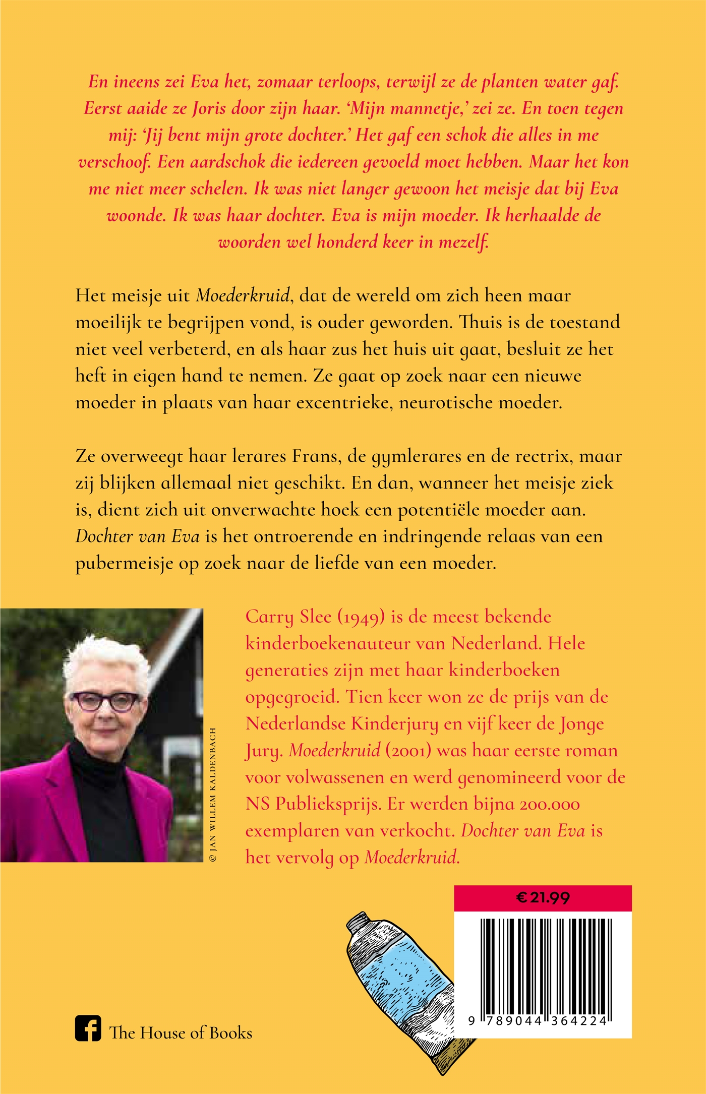 Achterkant van Dochter van Eva