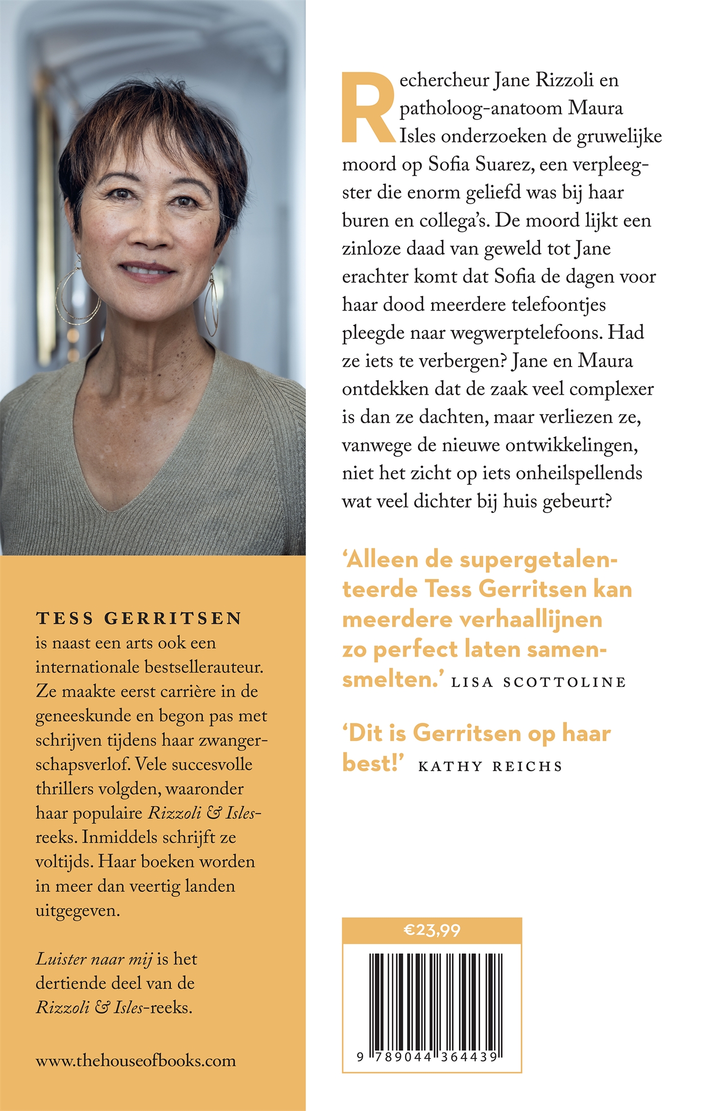 Achterkant van Luister naar mij