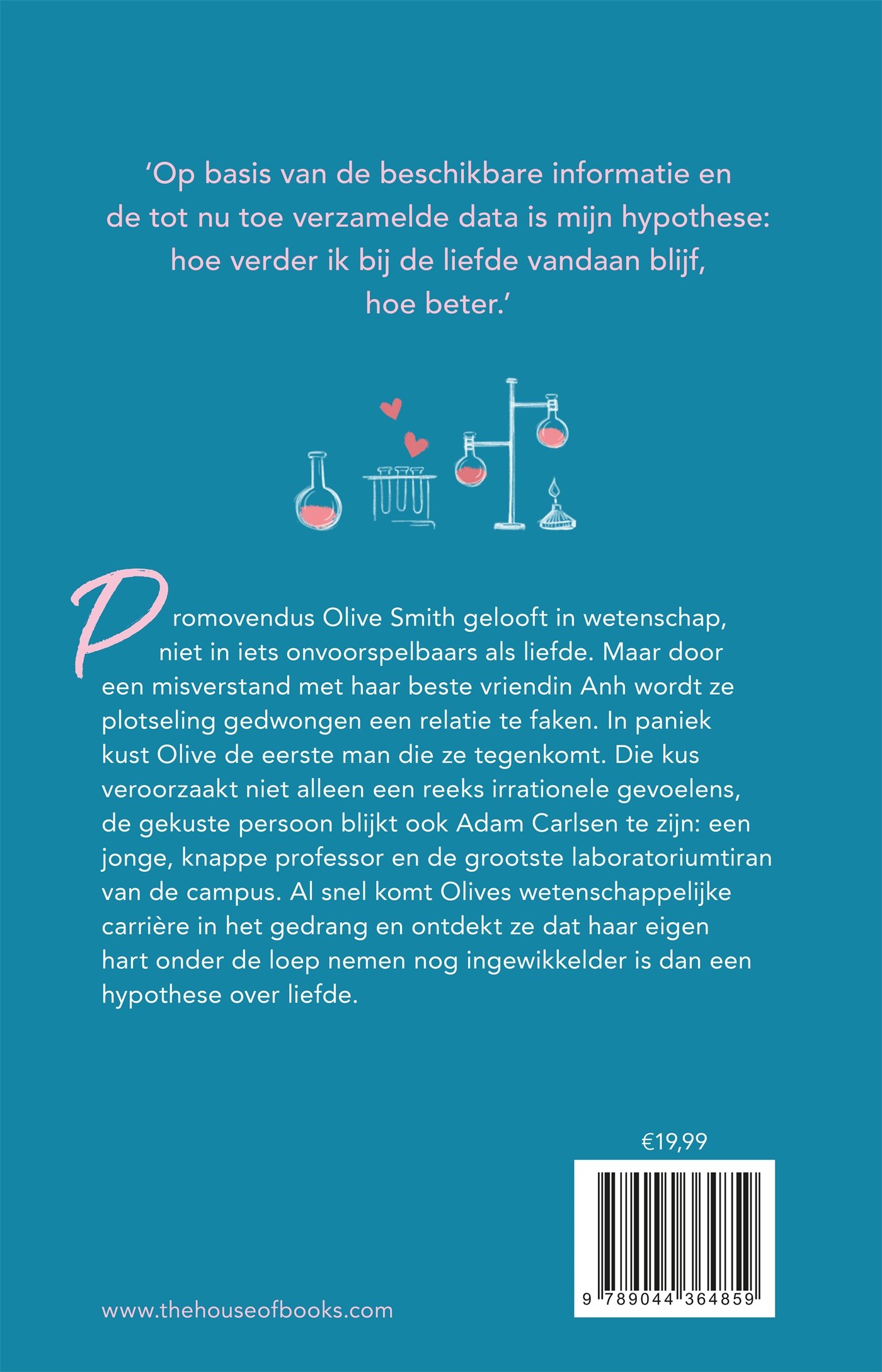 Achterkant van De liefdeshypothese