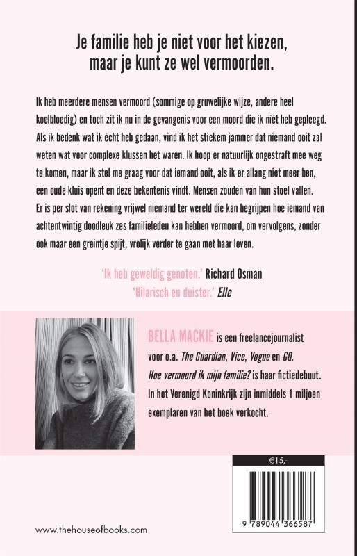Achterkant van Hoe vermoord ik mijn familie?