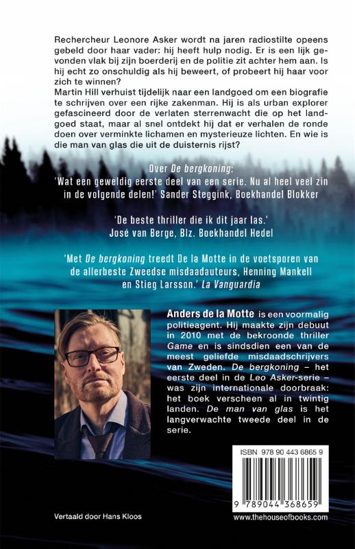 Achterkant van De man van glas