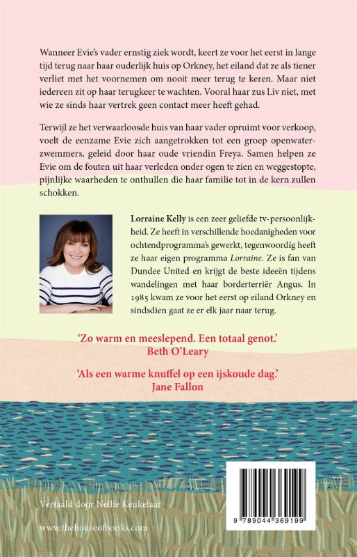 Achterkant van De eilandzwemmer
