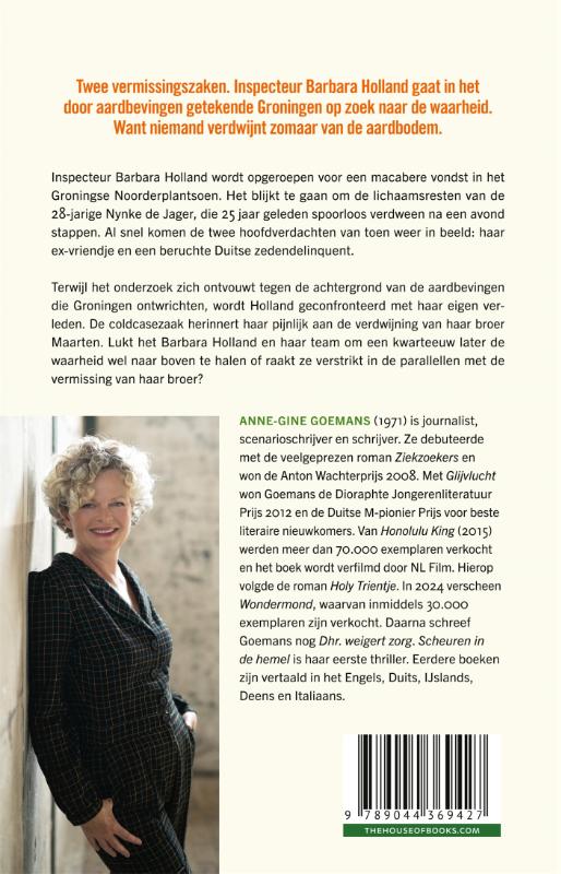 Achterkant van Scheuren in de hemel